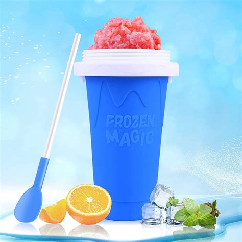 The environmental benefits of using a reusable magic slushy maker squeeze cup